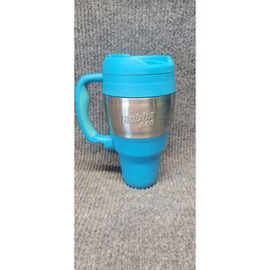 Bubba Keg 34 Oz Travel‎ Mug Stainless Steel Insulated Blue Handle Flip Lid